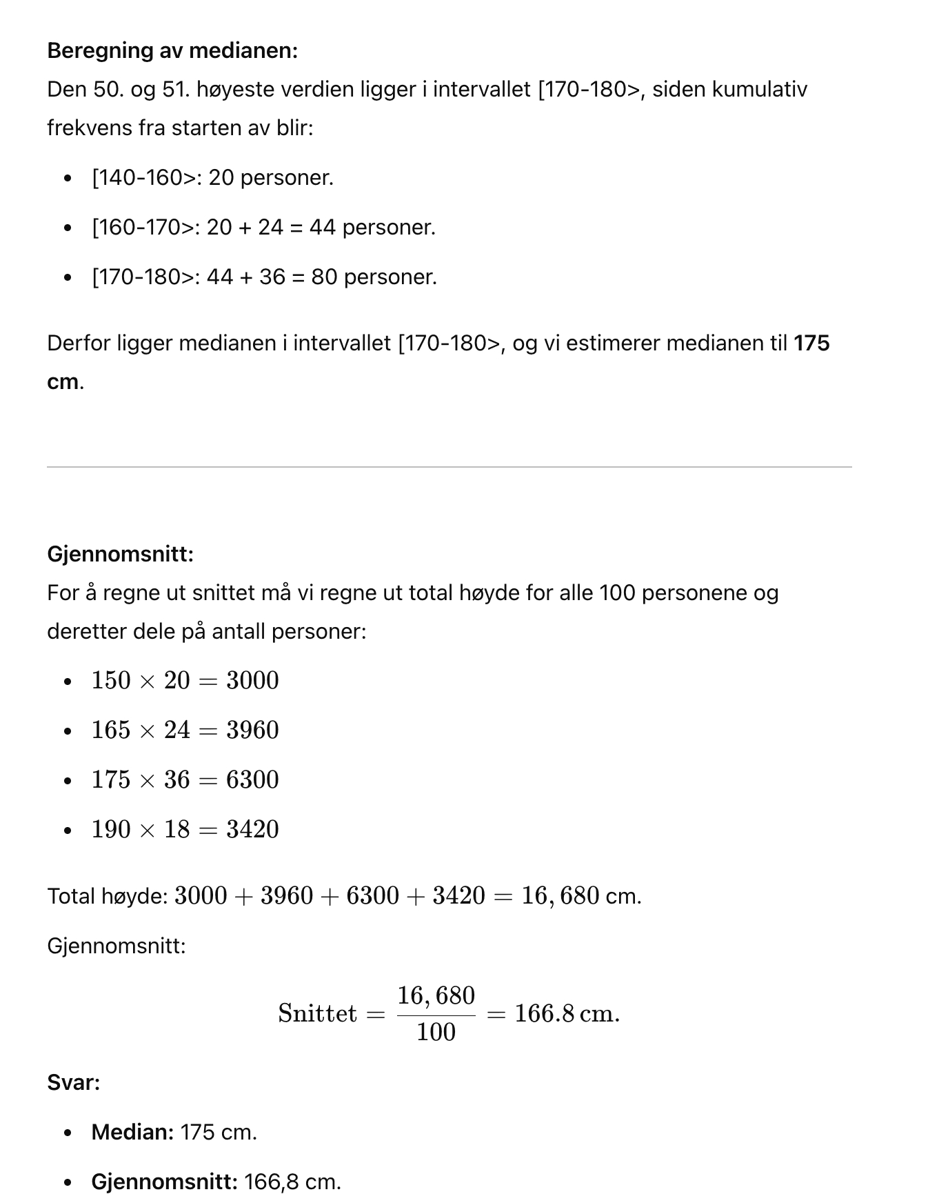 2P statistikk eksempel 2